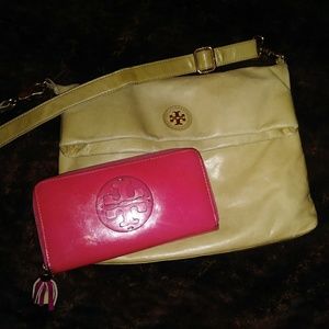 Tory Burch wallet and cross body
